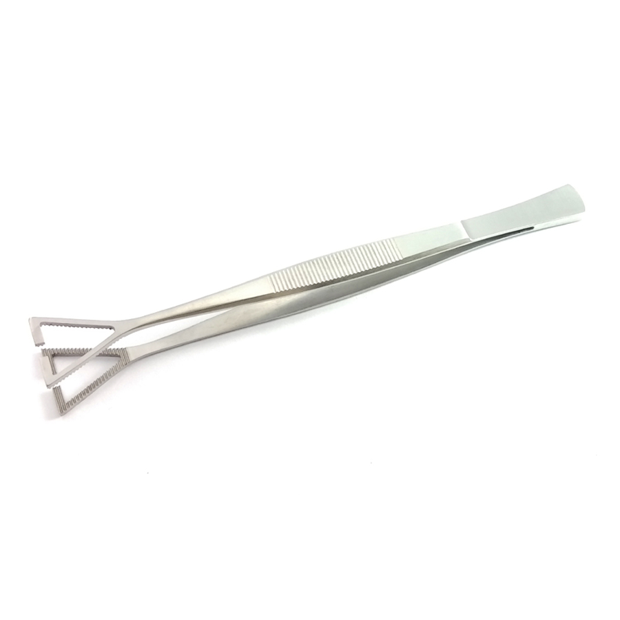 Body Piercing Tweezers Slotted Head - Image 2