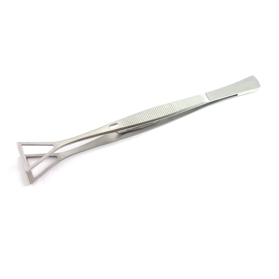 Piercing Tweezers Large Head With Lock - Image 2