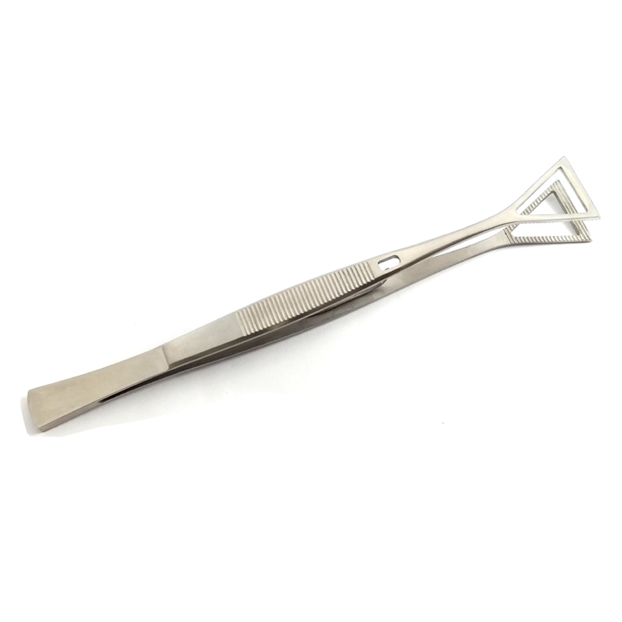 Piercing Tweezers Large Head With Lock - Image 3